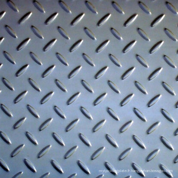 Plaque en aluminium gaufrée 5bar en alliage différent